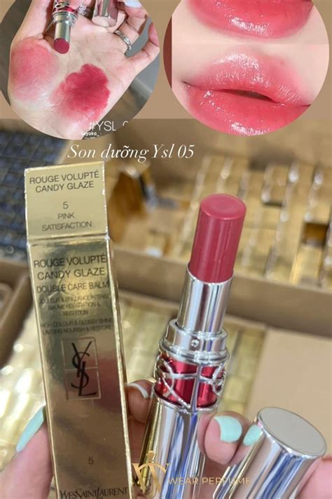 ysl gloss volupte 206|YSL candy glaze pink satisfaction.